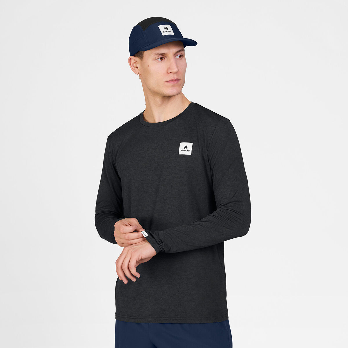 Saysky Clean Pace Long Sleeve Schwarz 9001 SM20004