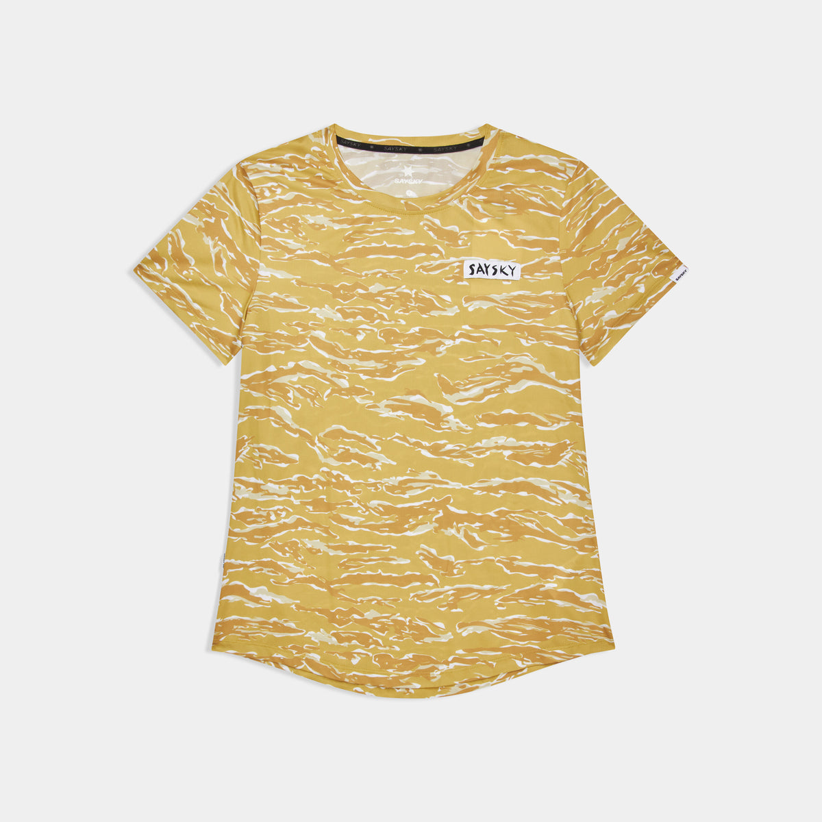 Saysky Tiger Combat T-Shirt Gelb Camo 1064 SW25006