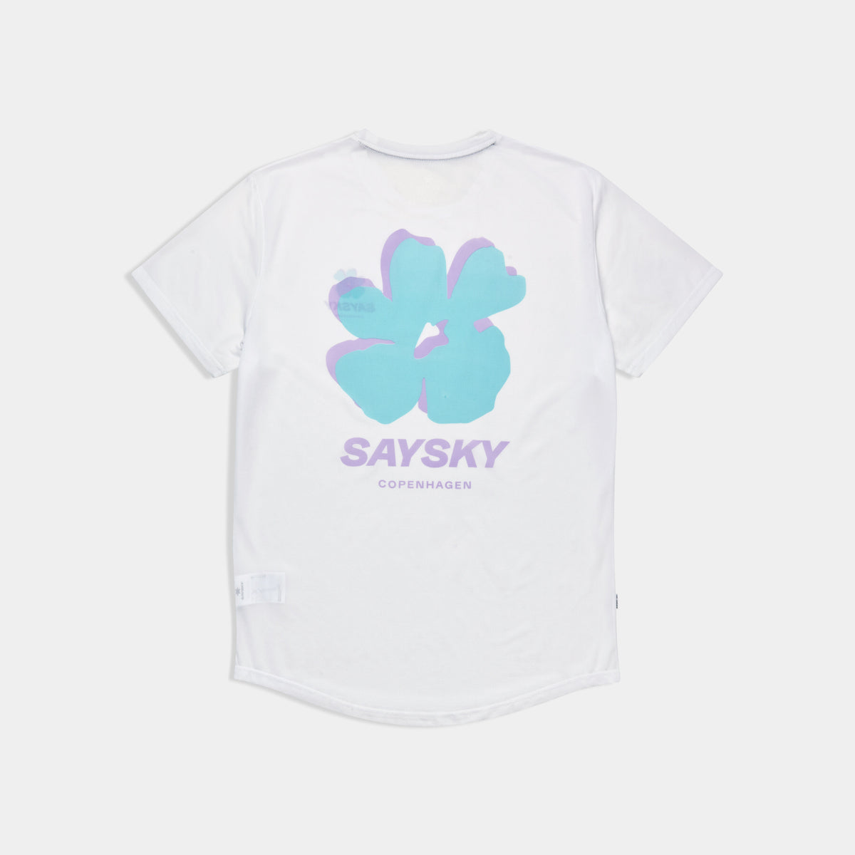 Saysky Flower Combat T-Shirt Weiß 101 SM25014