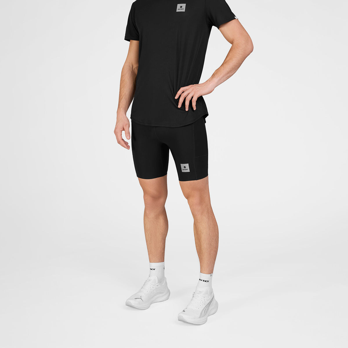 Saysky Flow+ Race Short Tights 7'' Schwarz 901 SM55004