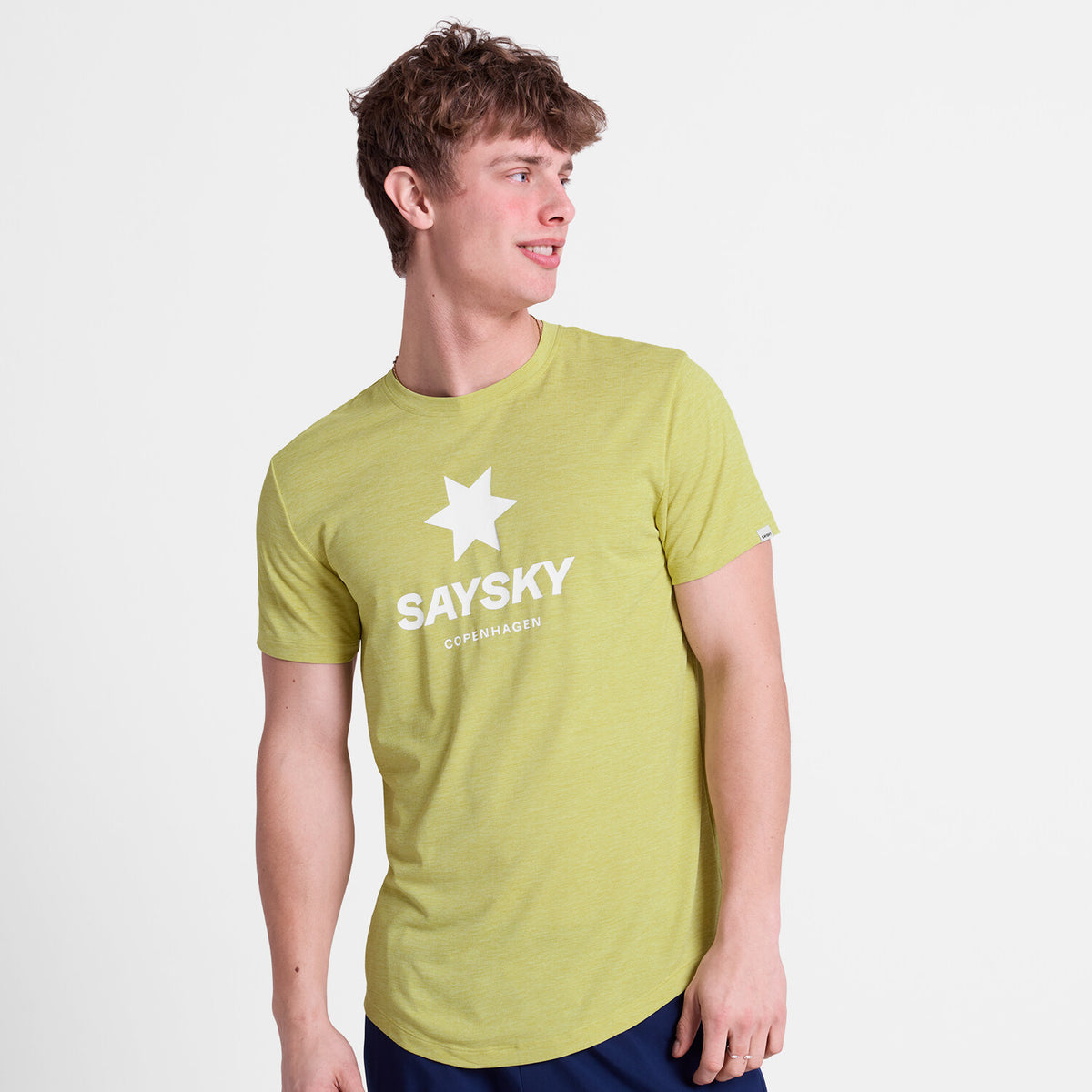Saysky Logo Combat Pro T-Shirt Gelb 4009 SM25005
