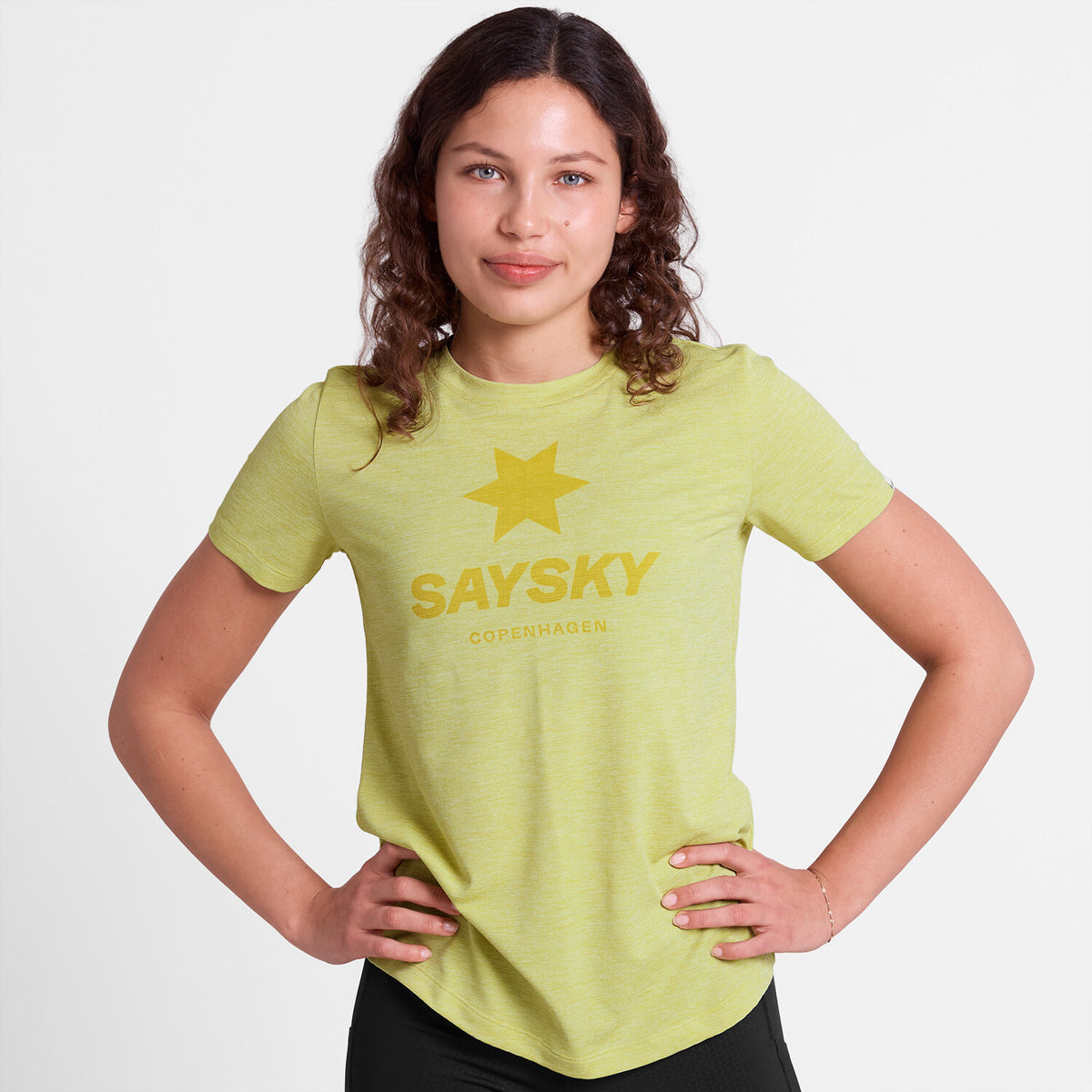 Saysky Logo Combat Pro T-shirt Gelb 4009 SW25005