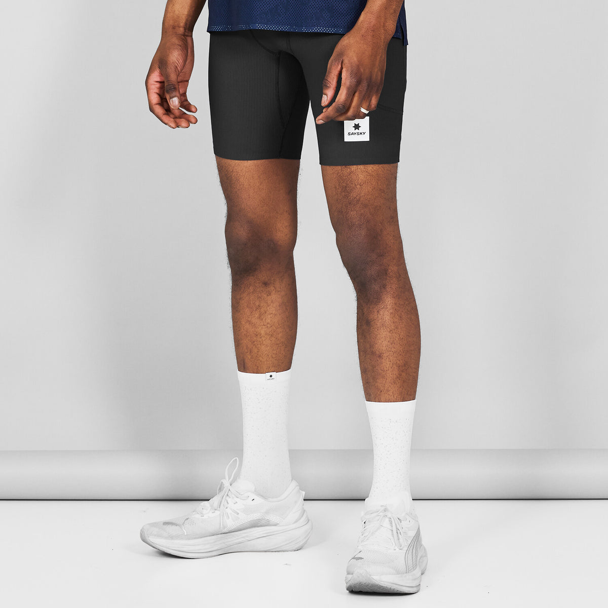 Saysky Combat+ Rib Short Tights 8'' Schwarz 901 SM55002