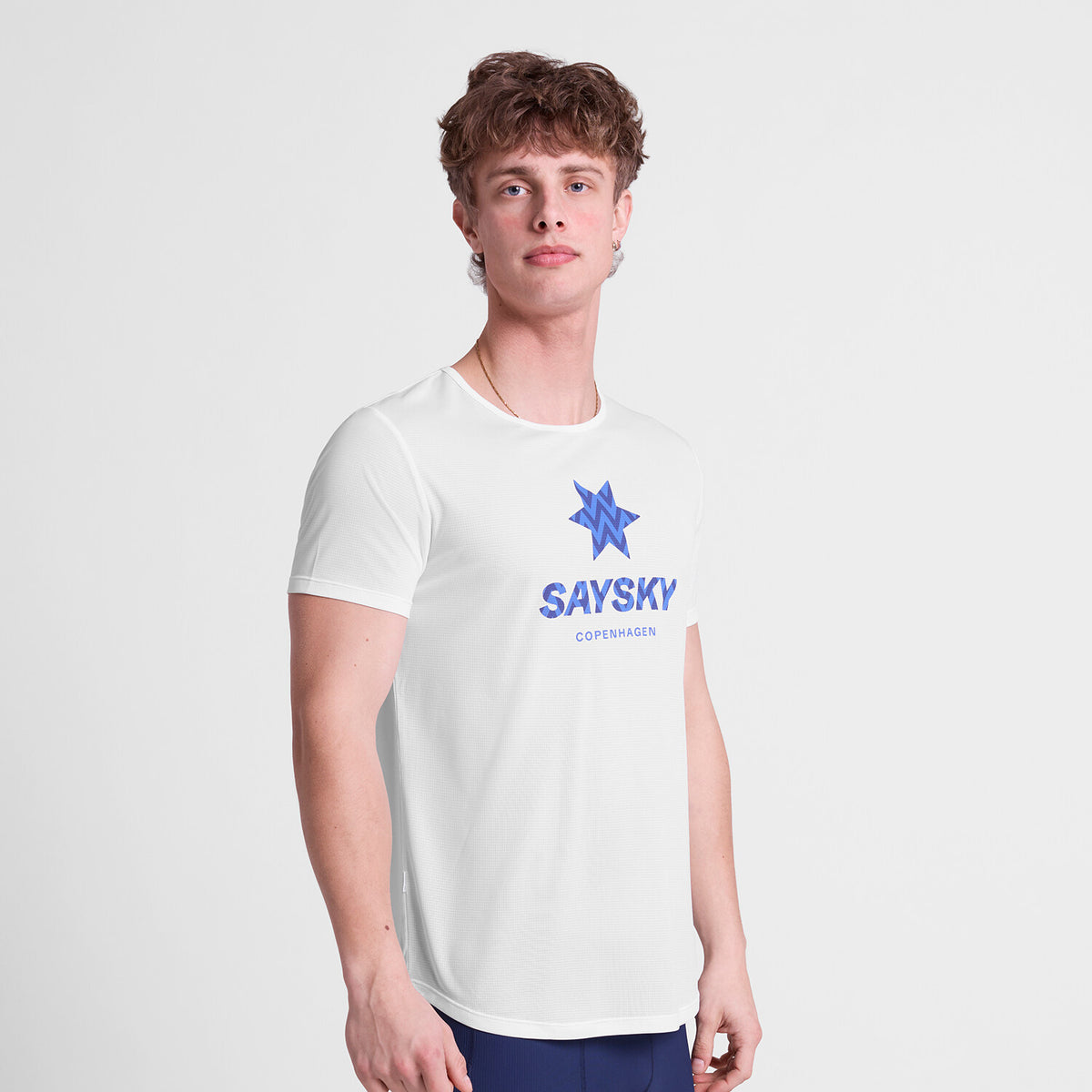 Saysky Zig Zag Flow T-shirt Weiß 101 SM25020
