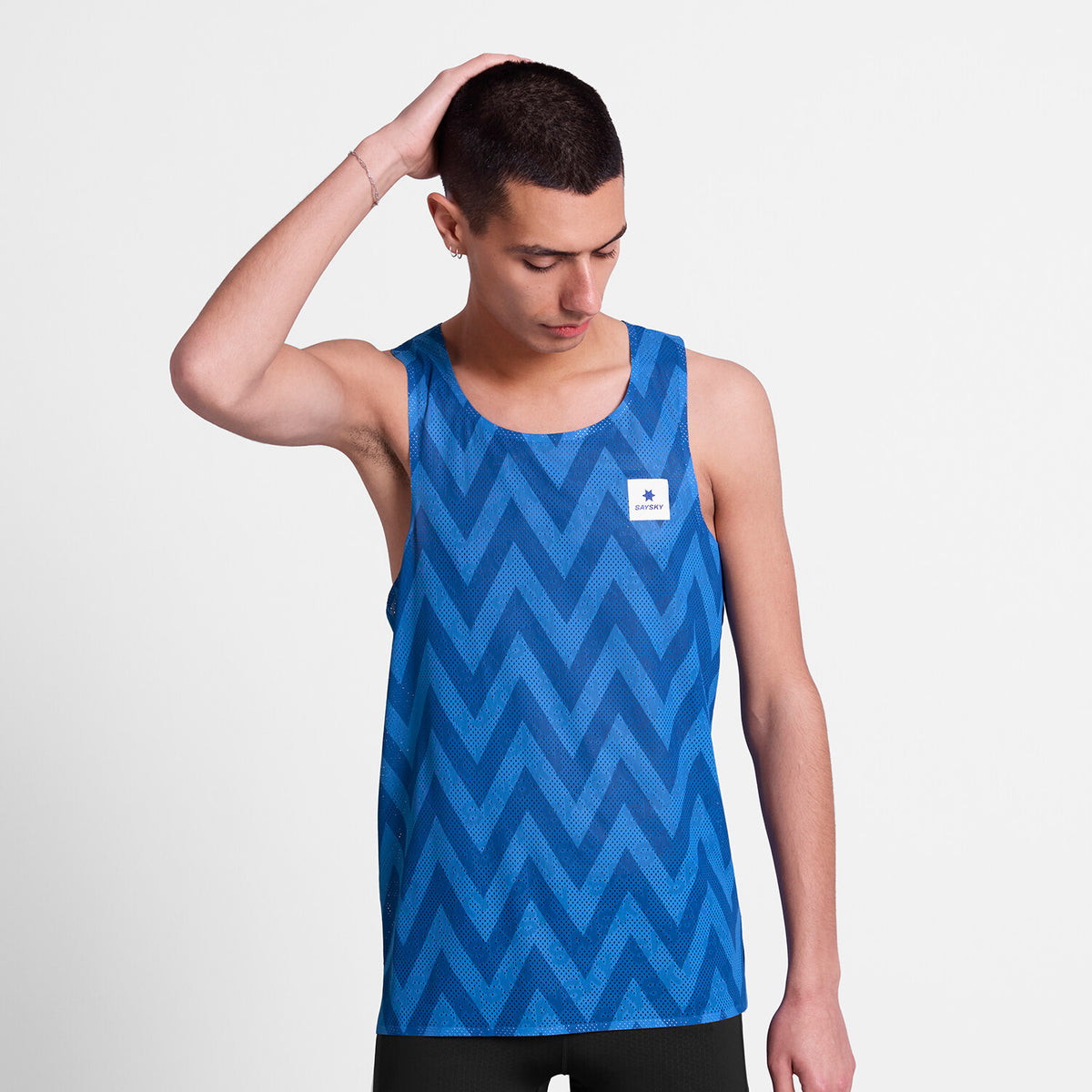 Saysky Zig Zag Flow Air Singlet Blau Zig Zag 1063 SM30022