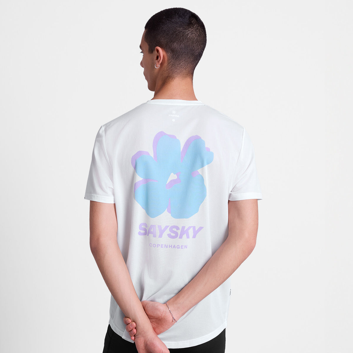 Saysky Flower Combat T-Shirt Weiß 101 SM25014