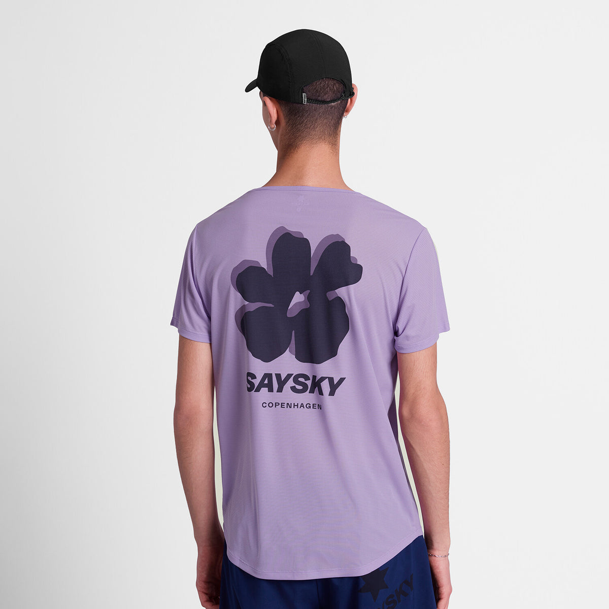 Saysky Flower Flow T-shirt Lila 716 SM25019