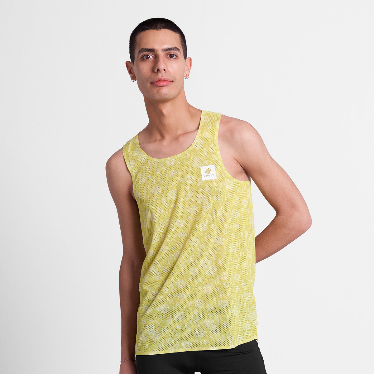 Saysky Flower Flow Air Singlet Gelb Flower 1067 SM30012