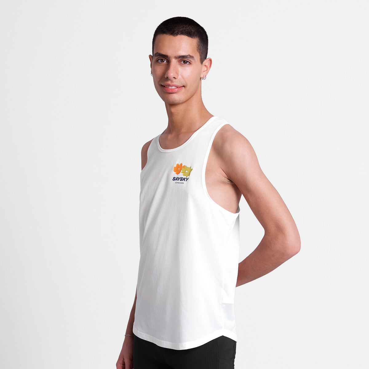 Saysky Flower Combat Singlet Weiß 101 SM30013