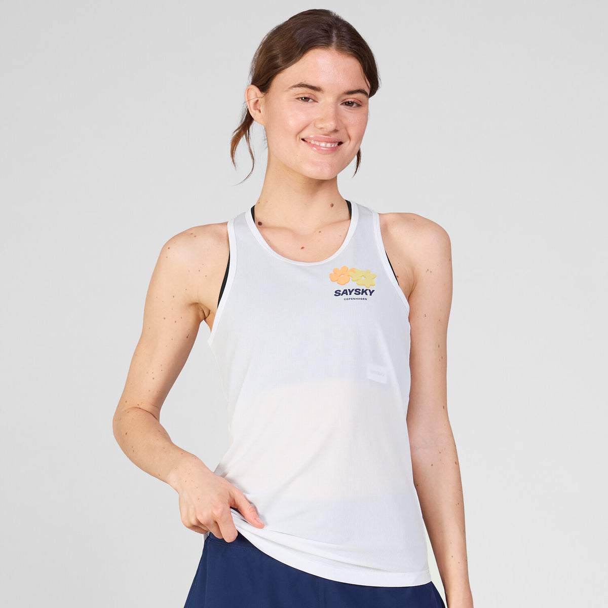 Saysky Flower Combat Singlet Weiß 101 SW30013