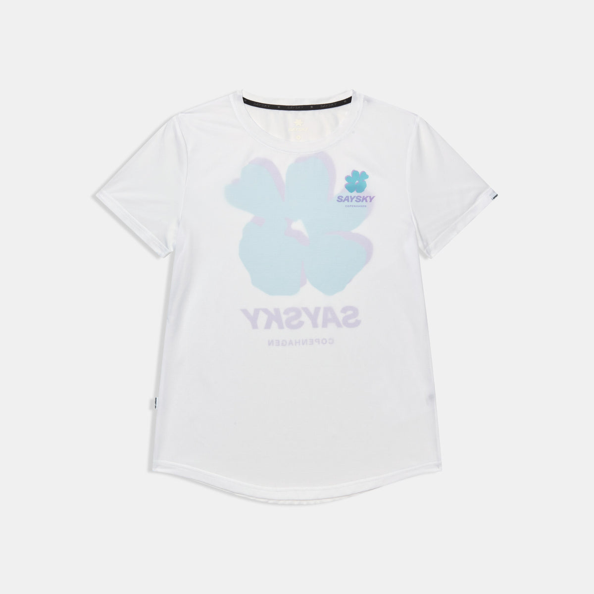 Saysky Flower Combat T-Shirt Weiß 101 SW25009