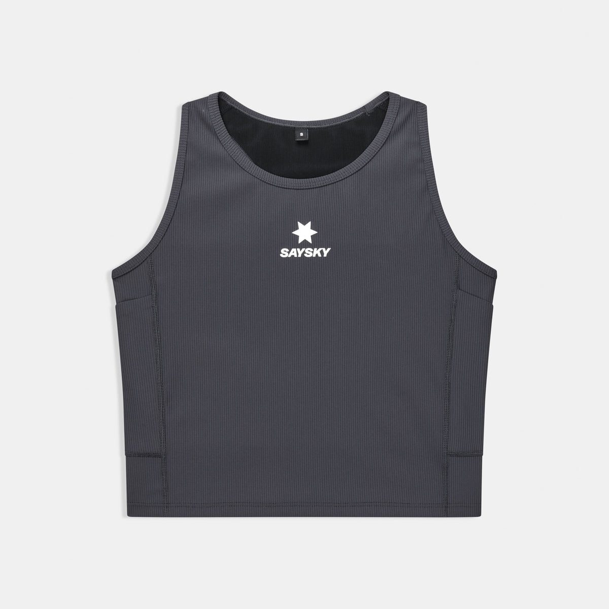 Saysky Combat Rib Crop Top Grau 611 SW30005