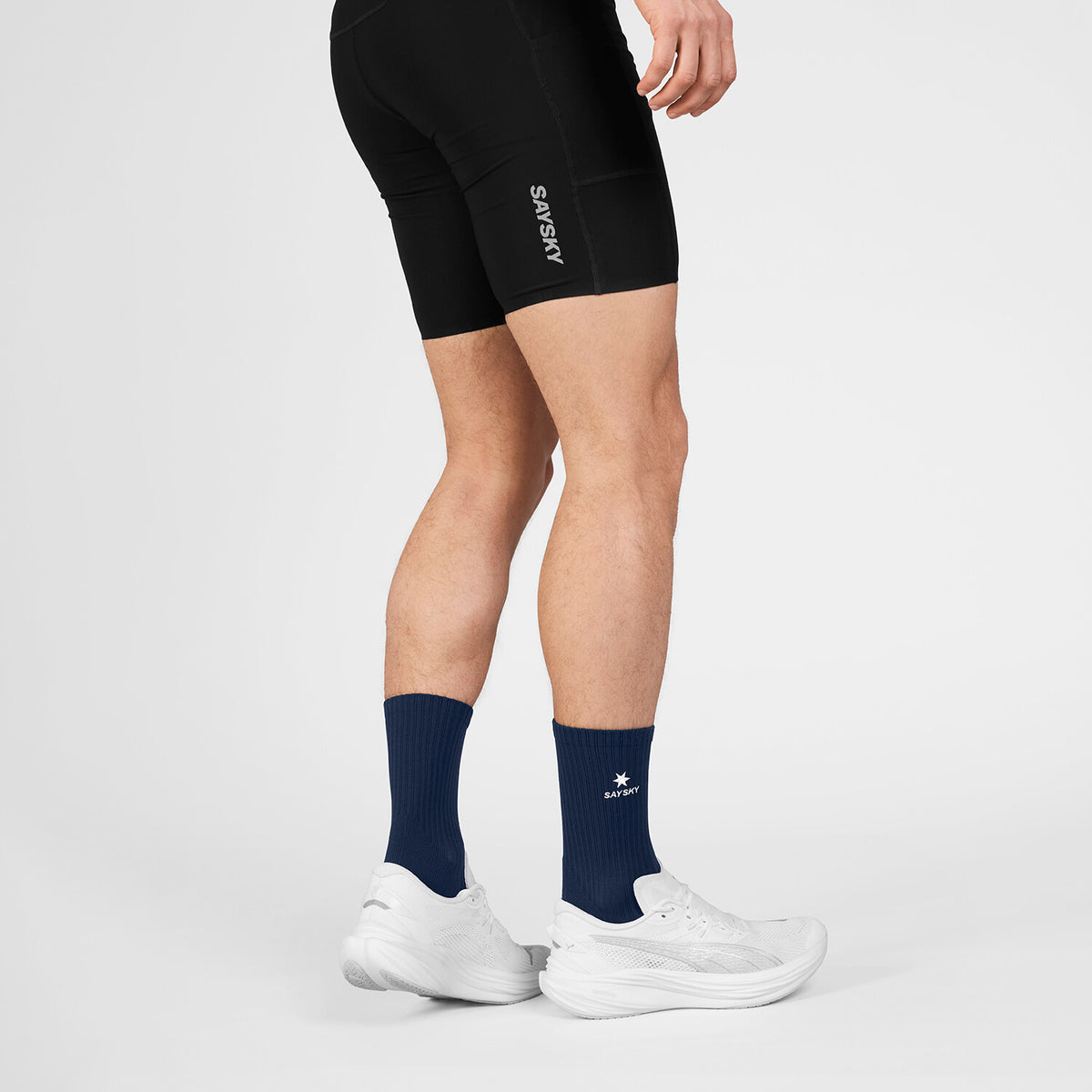 Saysky Pace High Socks Blau 201 SA80011