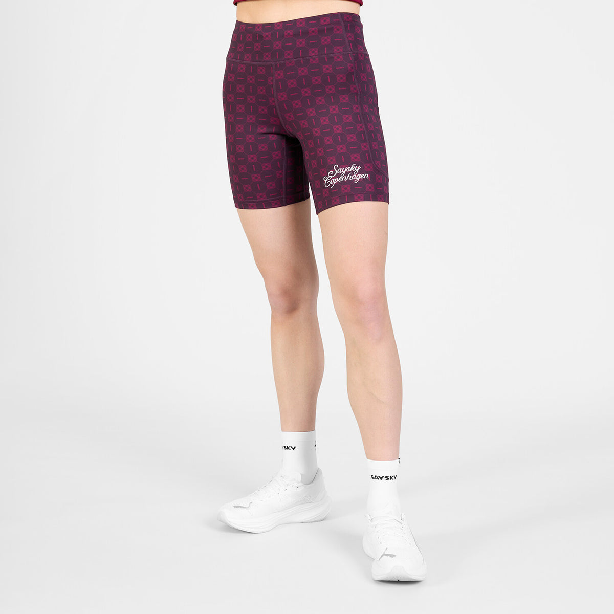 Saysky Couture Combat+ Short Tights 7\" Burgunderrot Couture 1078 SW55013