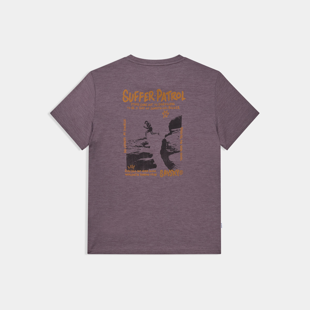 Saysky Statement Pace T-shirt Lila 7014 SM25038