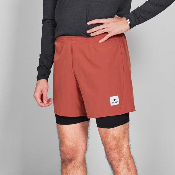 SAYSKY 2 in 1 Pace Shorts 5'' SHORTS 505 - RED