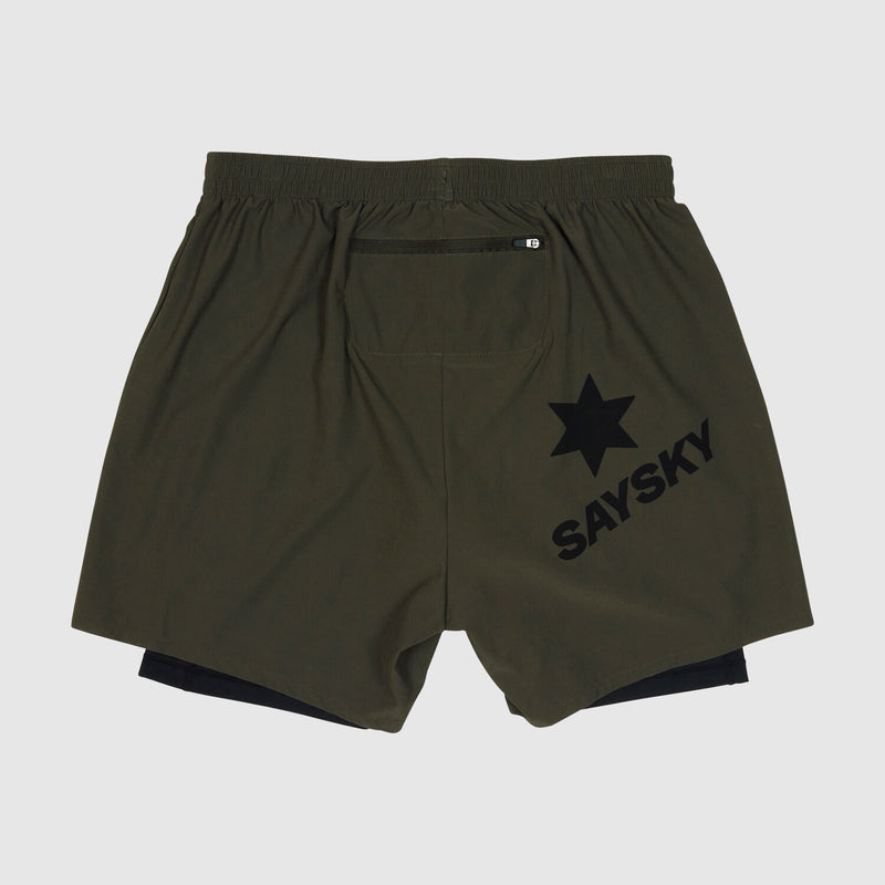 Saysky 2 in 1 Pace Shorts 5'' Grün 301 XMRSH20C301