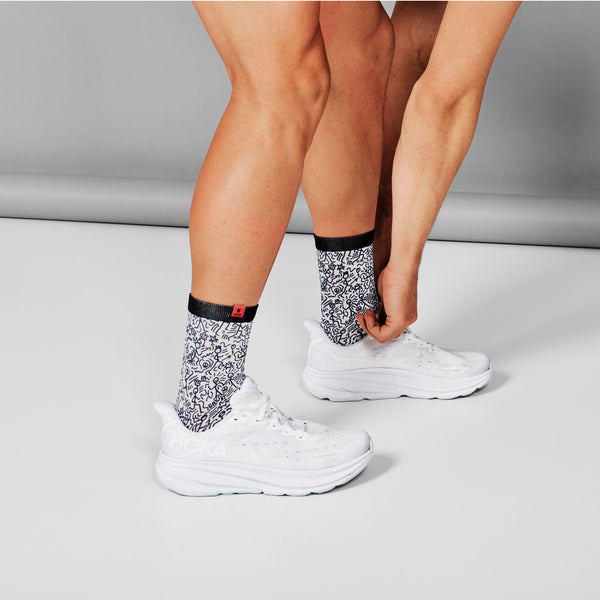 SAYSKY CC High Combat Socks SOCKEN 1015 - WHITE