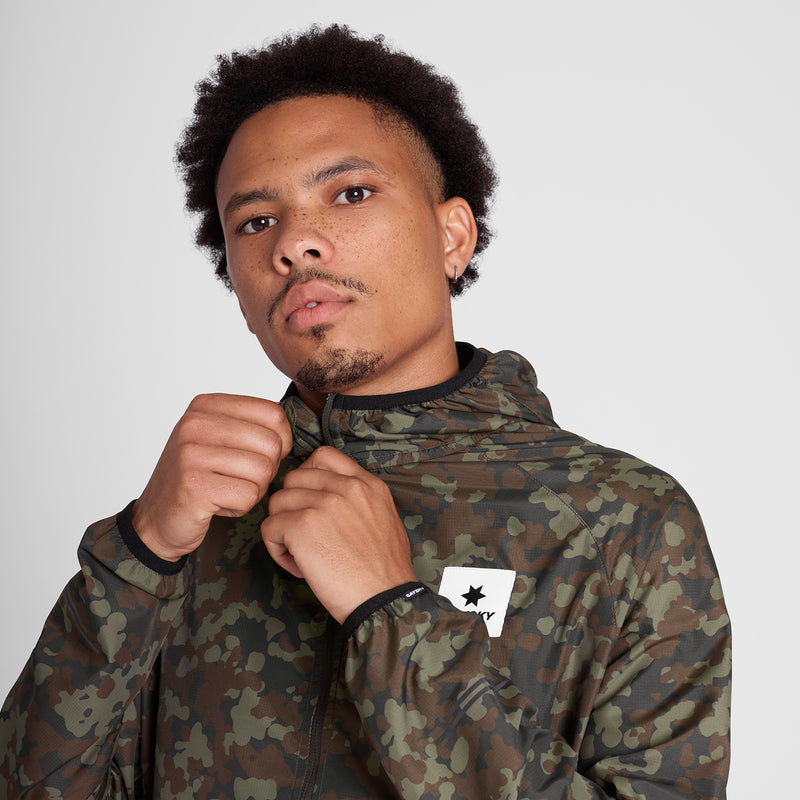SAYSKY Camo Pace Jacket JACKEN/WESTEN 1048 - BROWN AOP
