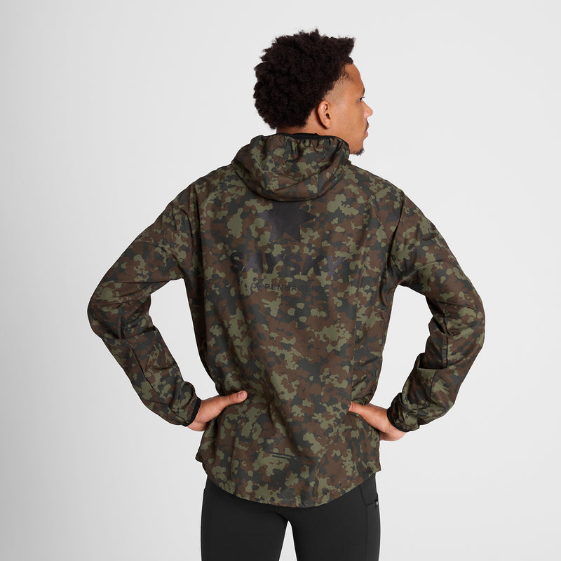SAYSKY Camo Pace Jacket JACKEN/WESTEN 1048 - BROWN AOP