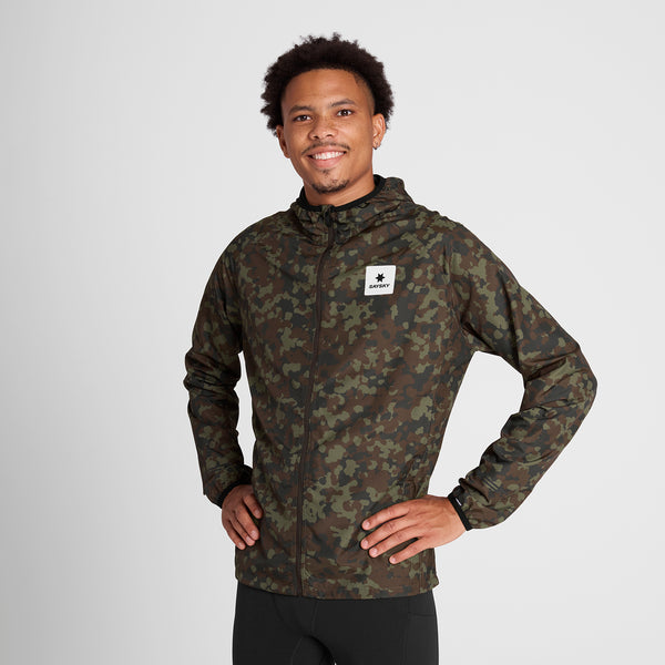 SAYSKY Camo Pace Jacket JACKEN/WESTEN 1048 - BROWN AOP