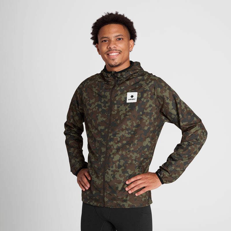 SAYSKY Camo Pace Jacket JACKEN/WESTEN 1048 - BROWN AOP