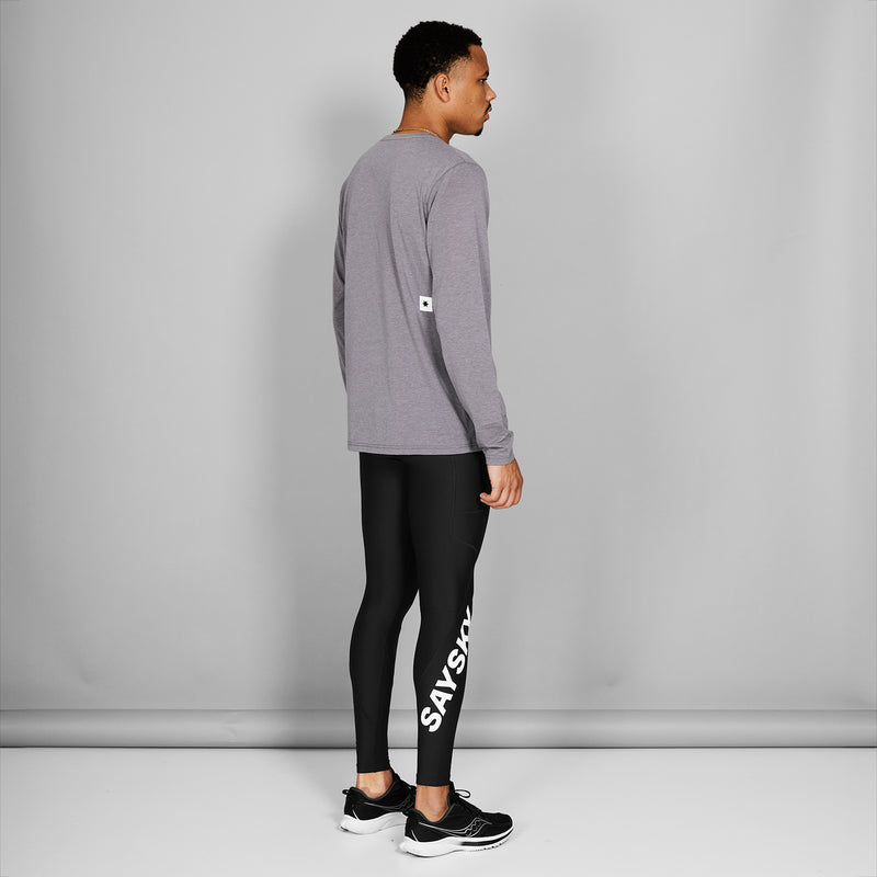 SAYSKY Clean Motion Long Sleeve LONGSLEEVES 6007 - GREY MELANGE