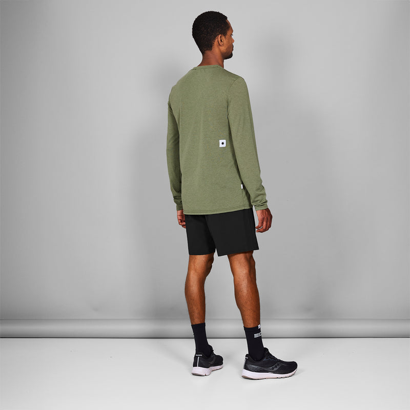 SAYSKY Clean Motion Longsleeve LONGSLEEVES 3005 - GREEN MELANGE