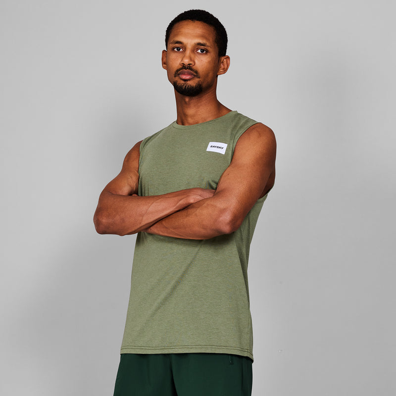 SAYSKY Clean Motion Tank TANK 3005 - GREEN MELANGE