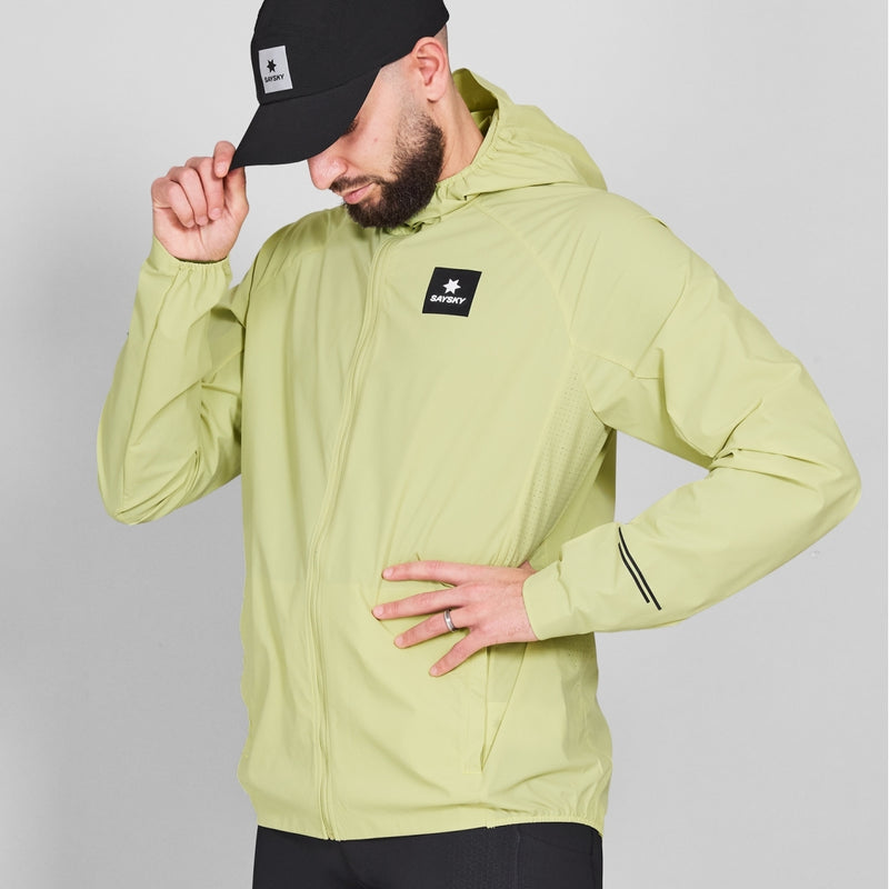 SAYSKY Clean Pace Flex Hooded Jacket JACKEN/WESTEN 312 - GREEN