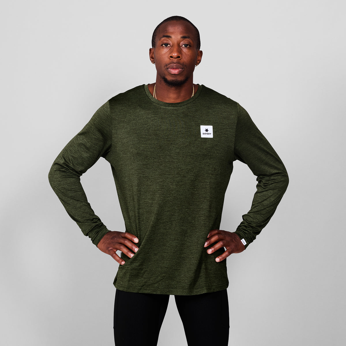 SAYSKY Clean Pace Longsleeve LONGSLEEVES 3001 - GREEN