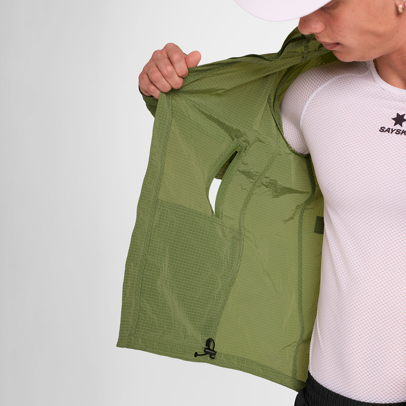 SAYSKY Clean Pace Shield Jacket JACKEN/WESTEN 313 - GREEN