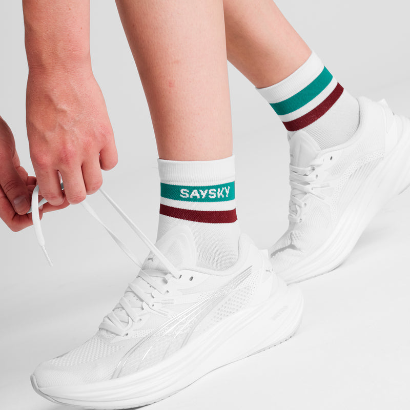SAYSKY Combat Quarter Socks SOCKEN 101 - WHITE