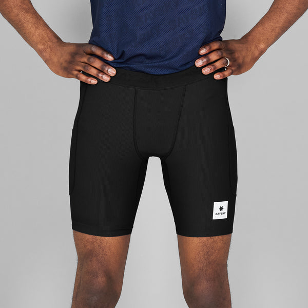 SAYSKY Combat+ Rib Short Tights 8'' TIGHTS 901 - BLACK