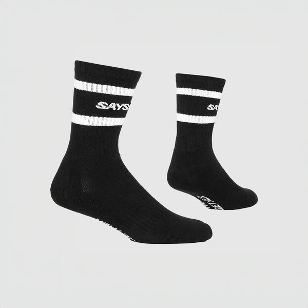 SAYSKY Crew Socks SOCKEN 901 - BLACK