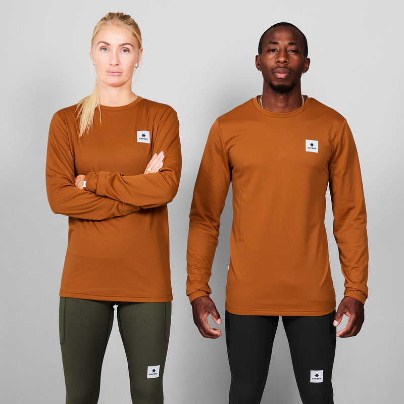 SAYSKY Flow Base Layer LONGSLEEVES 408 - ORANGE