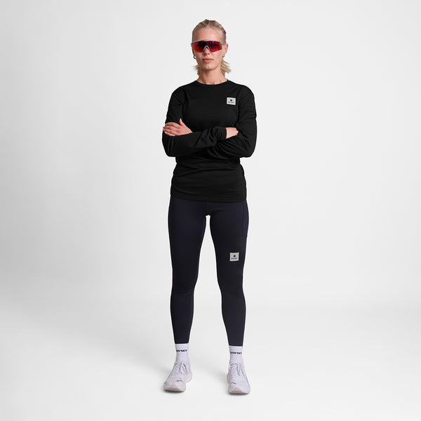 SAYSKY Flow Light Fleece LONGSLEEVES 901 - BLACK