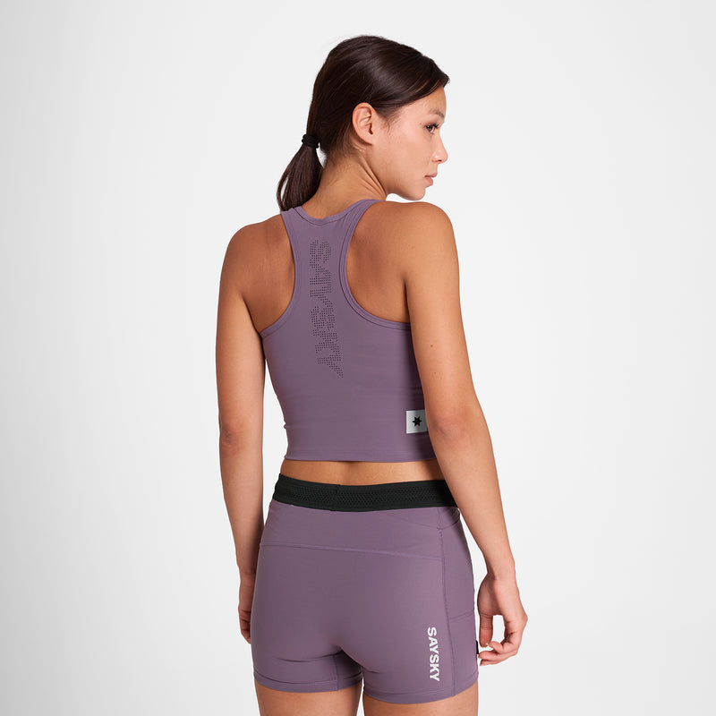 SAYSKY Flow Race Crop Top SPORT-BH 711 - PURPLE