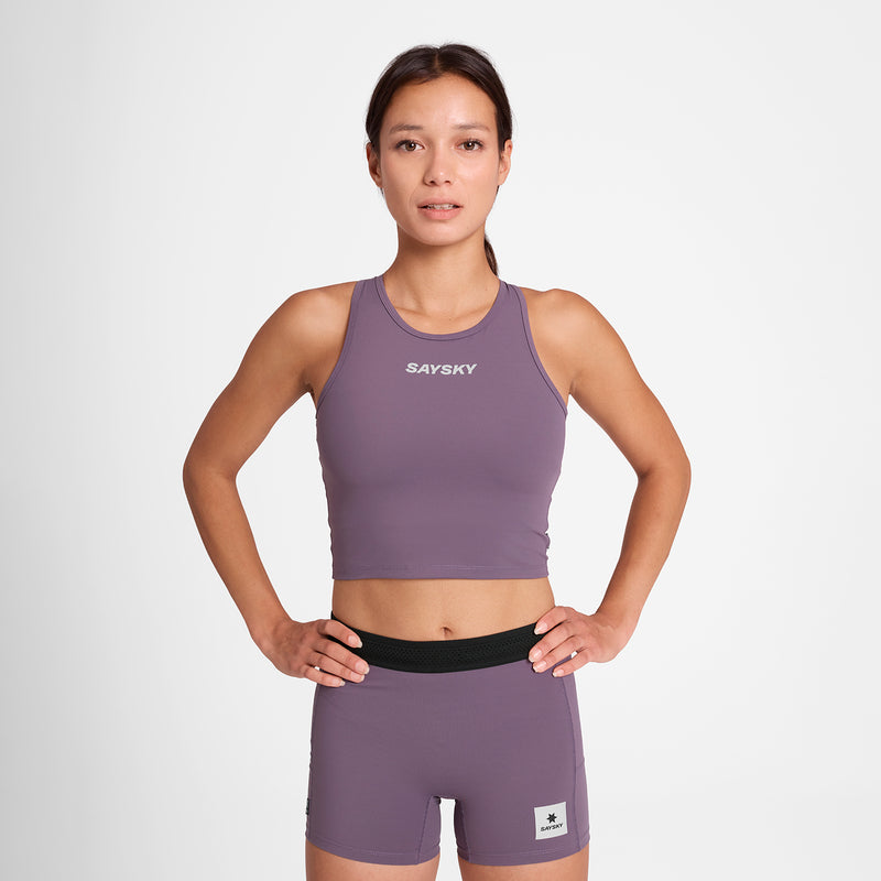 SAYSKY Flow Race Crop Top SPORT-BH 711 - PURPLE
