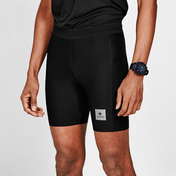 SAYSKY Flow+ Race Short Tights 7'' TIGHTS 901 - BLACK