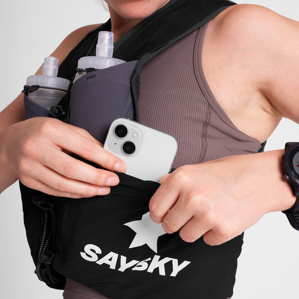 SAYSKY Flow Vest 12L RUCKSÄCKE 901 - BLACK