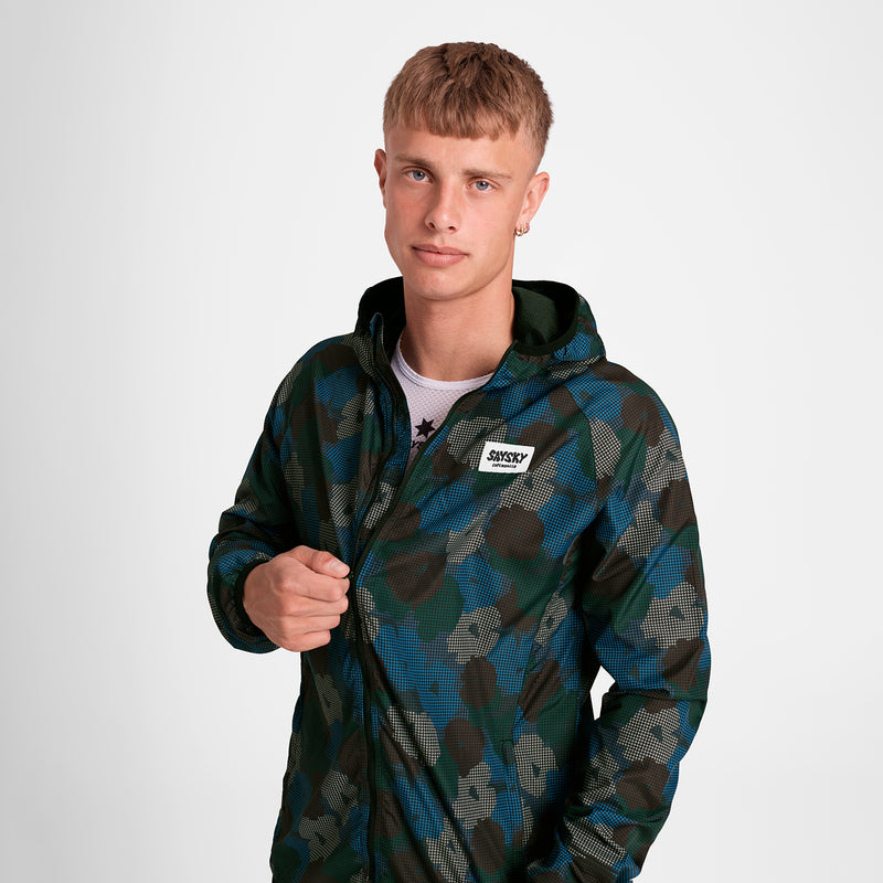 SAYSKY Flower Pace Jacket JACKEN/WESTEN 1046 - BLUE AOP