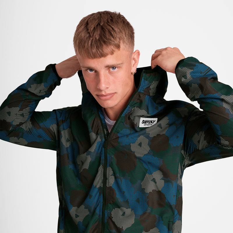 SAYSKY Flower Pace Jacket JACKEN/WESTEN 1046 - BLUE AOP