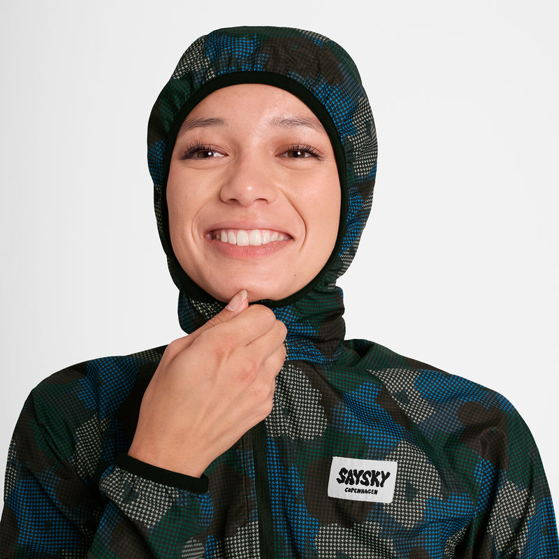 SAYSKY Flower Pace Jacket JACKEN/WESTEN 1046 - BLUE AOP