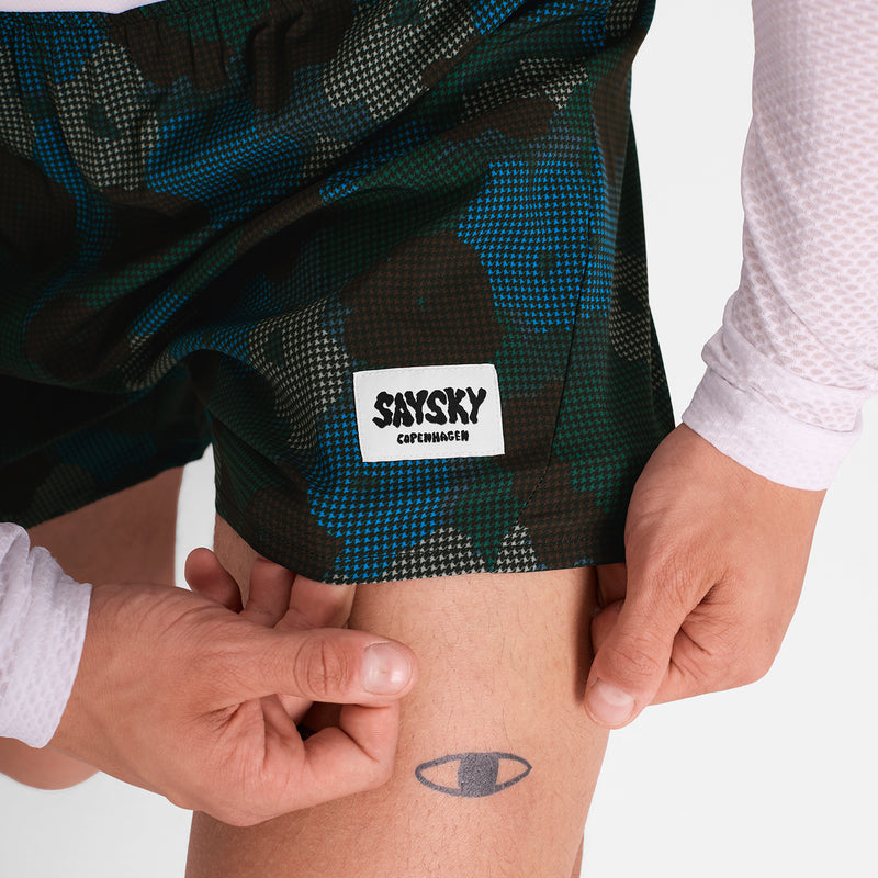 SAYSKY Flower Pace Shorts 5'' SHORTS 1046 - BLUE AOP