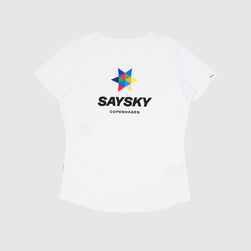 SAYSKY Heritage Flow T-shirt T-SHIRTS 101 - WHITE