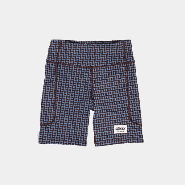 SAYSKY Houndstooth Combat+ Short Tights 7'' TIGHTS 1047 - BLUE AOP