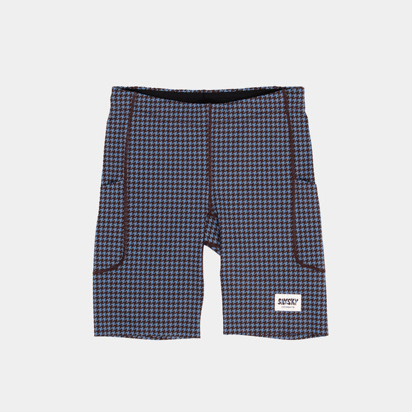 SAYSKY Houndstooth Combat+ Short Tights 9'' TIGHTS 1047 - BLUE AOP