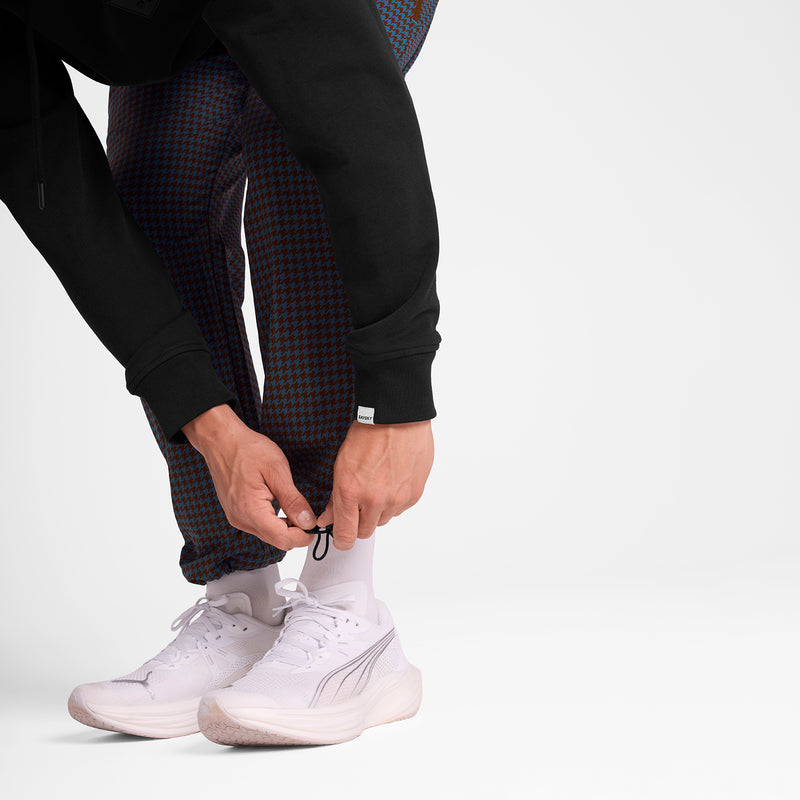 SAYSKY Houndstooth Everyday Pants HOSEN 1047 - BLUE AOP