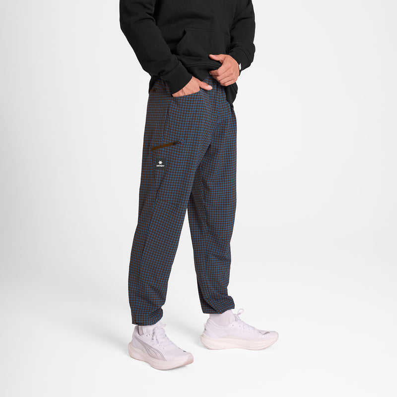 SAYSKY Houndstooth Everyday Pants HOSEN 1047 - BLUE AOP